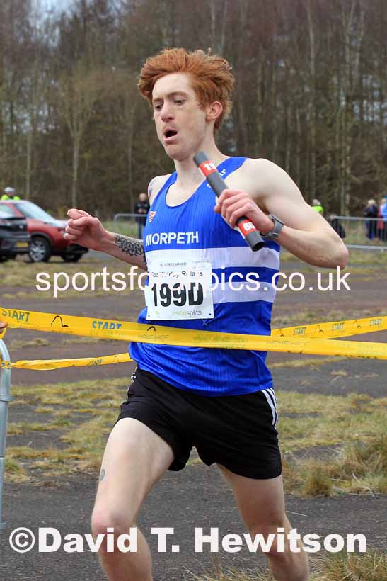 Senior mens 2023 Elswick Harriers Road Relays, Albamarle Barrack Airfield, Ouston, Northumberland. Photo: David T. Hewitson/Sports for All Pics